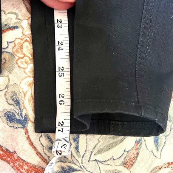 Anthro’s Pilcro,Black Stretch Ankle Pants Adjustable Waist,Excellent Con size 31 - Picture 10 of 12